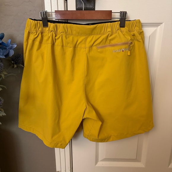 MONTBELL Womens Canyon Shorts Yellow Size Medium Hiking Outdoor Active Granola - Picture 5 of 7